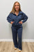 Six Fifty Scuba Pant In Navy - Six Fifty