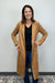 Skies are Blue Faux Suede Duster - Camel - Skies are Blue
