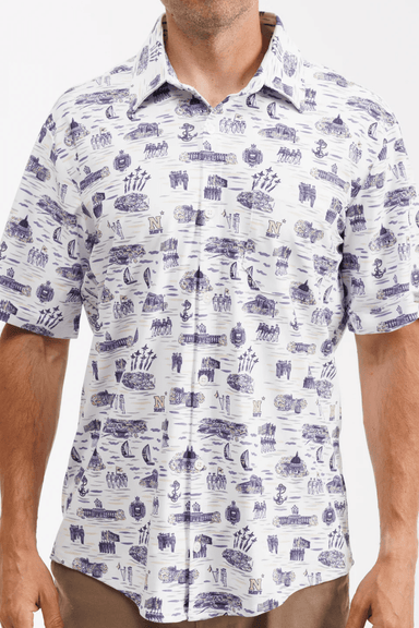 Smith & Quinn Boatyard Button Down - USNA Toile - Smith & Quinn