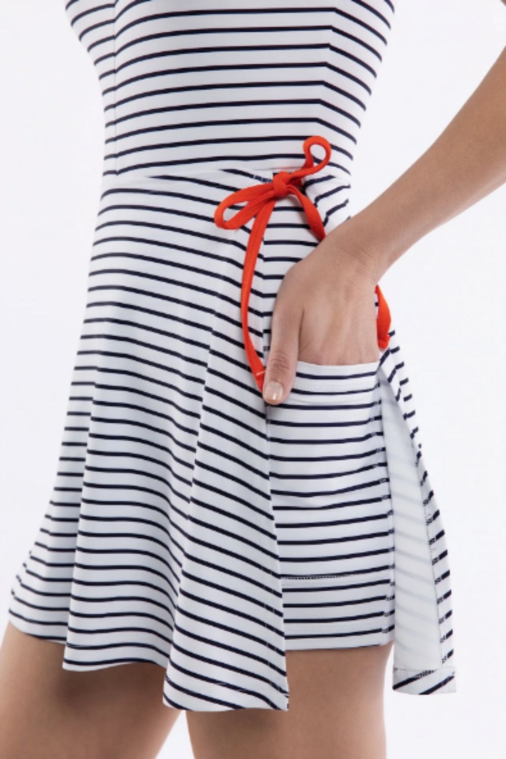 Smith & Quinn Easton Dress- White Navy Stripe - Smith & Quinn