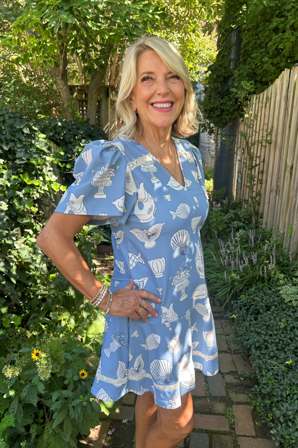 Smith & Quinn James Dress - Ocean Vase - Smith & Quinn