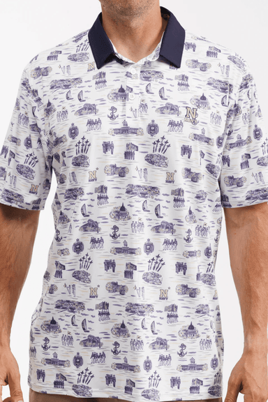 Smith & Quinn Teddy Polo - USNA Toile - Smith & Quinn