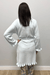Softies 36" Ruffle Chenille Robe In Cloud - Softies
