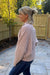 Softies Cable Knit Marshmallow Funnel Neck Double Zip Jacket Coco - Softies