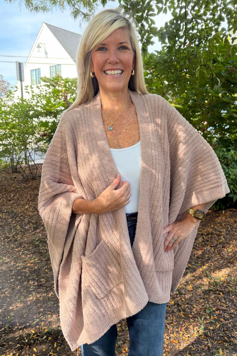 Softies Solid Rib Marshmallow Shawl - Softies