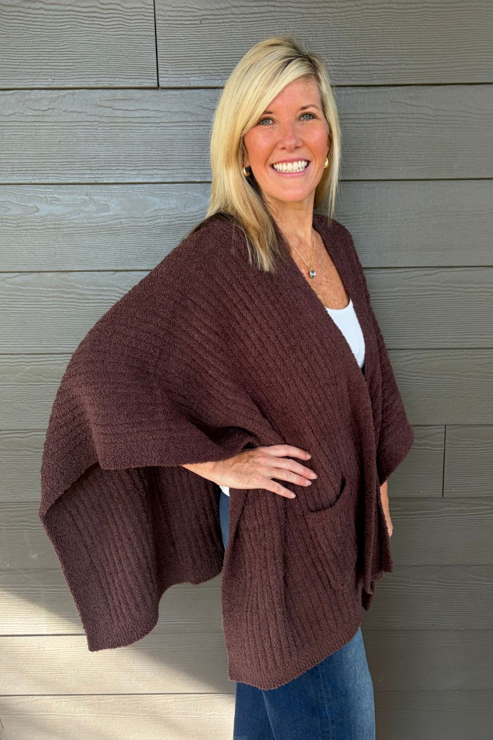 Softies Solid Rib Marshmallow Shawl - Softies