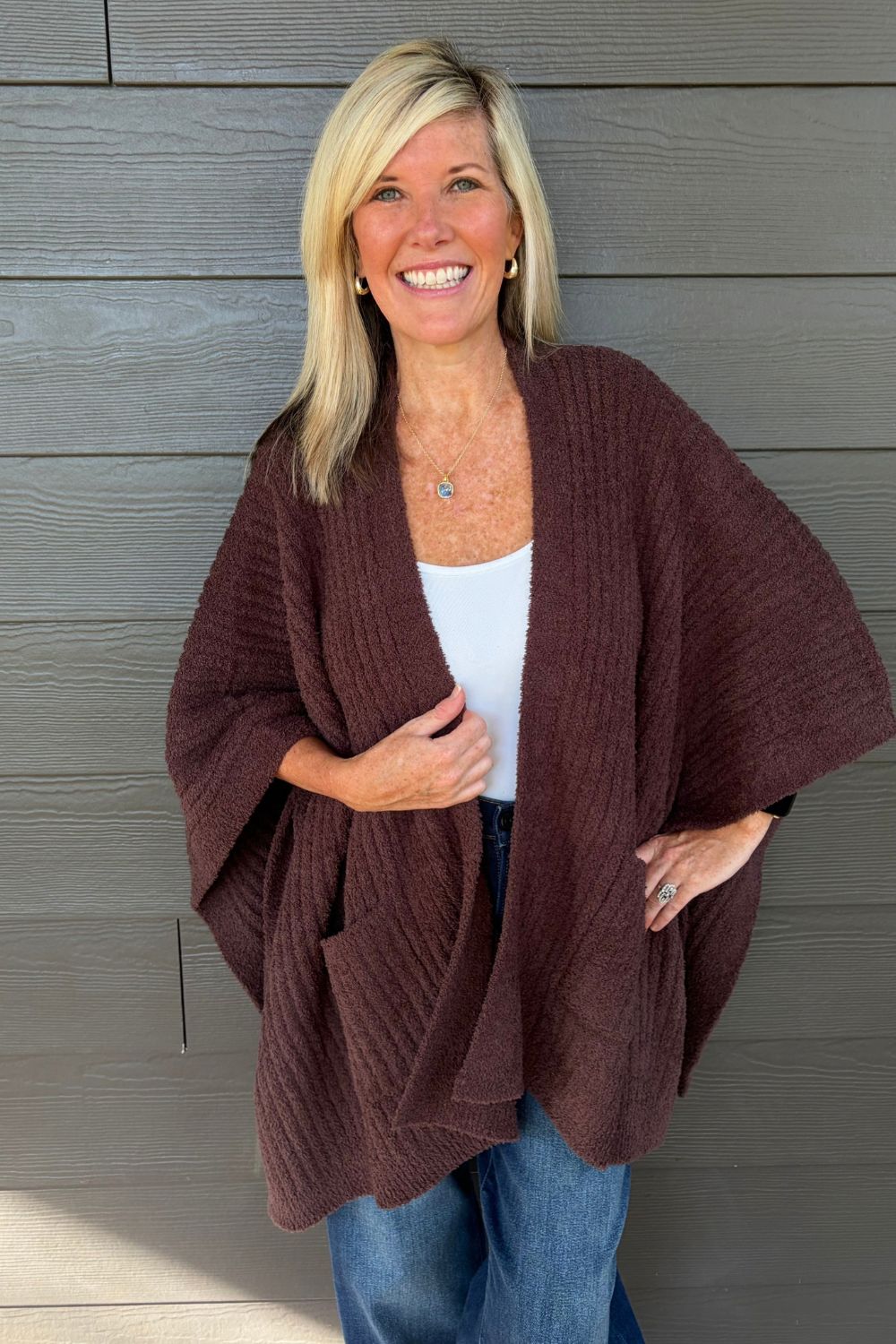 Softies Solid Rib Marshmallow Shawl - Softies