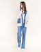 Soho Denim Trim Cardigan - Beige - Very Moda