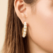 Spartina Anna Pearl Hoop Earrings - Spartina