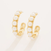 Spartina Anna Pearl Hoop Earrings - Spartina