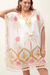 Spartina Beach Kaftan Castillo Floral Palms - Spartina