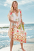 Spartina Beach Kaftan Castillo Floral Palms - Spartina