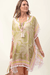 Spartina Beach Kaftan Castillo Green Palms - Spartina