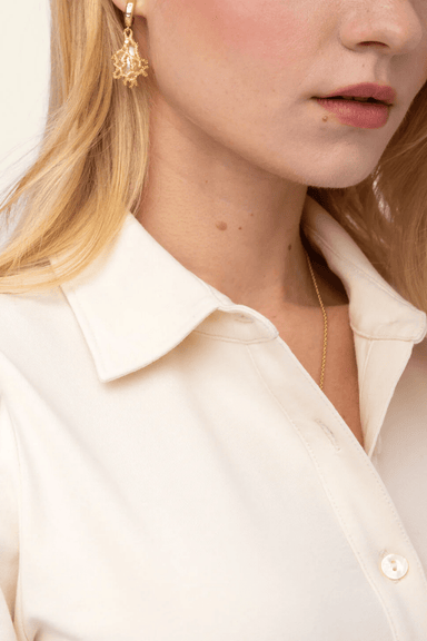 Spartina Bessie Polo Top - Antique White - Spartina