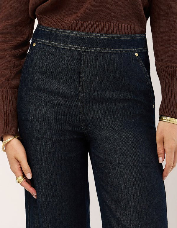 Spartina Candence Denim Trouser- Midnight Marina Rinse Wash - Spartina