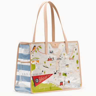 Spartina Clear Beach Tote - Bay Dreams - Spartina