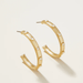 Spartina Cristal Hoop Earrings - Spartina