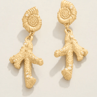 Spartina Crusty Coral Earrings - White Opal - Spartina