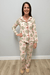 Spartina Pajama Pant Evergreen Lattice Pink - Spartina