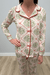 Spartina Pajama Top Evergreen Lattice Pink - Spartina