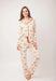 Spartina Pajama Top Evergreen Lattice Pink - Spartina