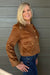 Spartina Piper Corduroy Jacket In Toffee - Spartina