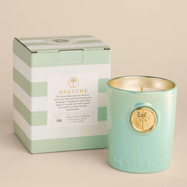 Spartina Sea La Vie Candle - Breathe/Palm Tree - Spartina