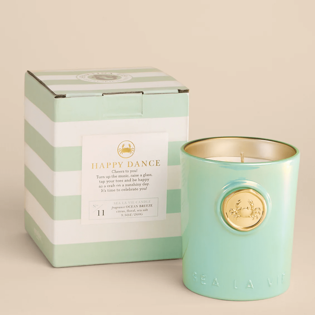 Spartina Sea La Vie Candle - Happy Dance/Crab - Spartina