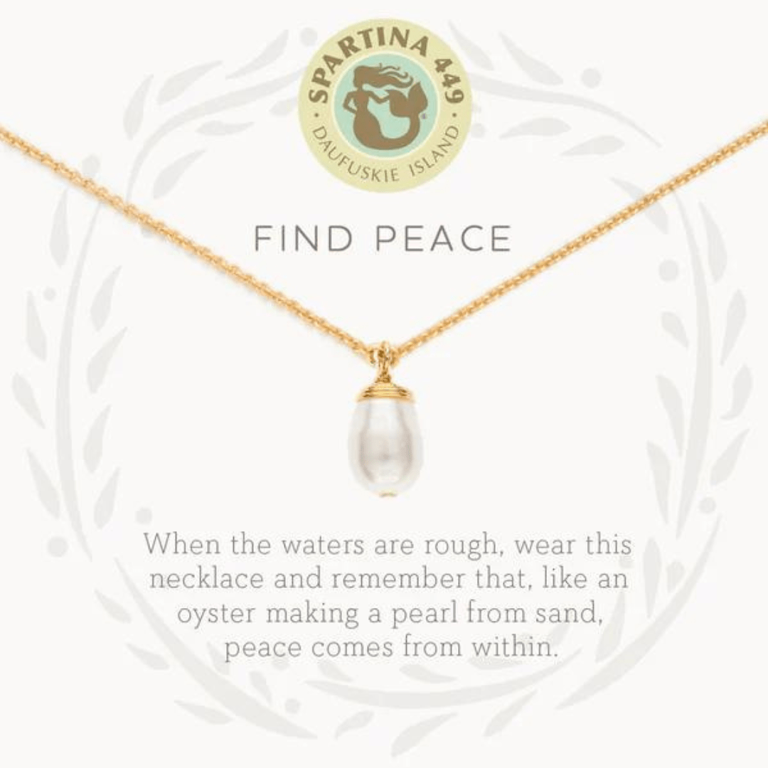 Spartina Sea La Vie Find Peace Necklace - Spartina