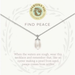 Spartina Sea La Vie Find Peace Necklace - Spartina