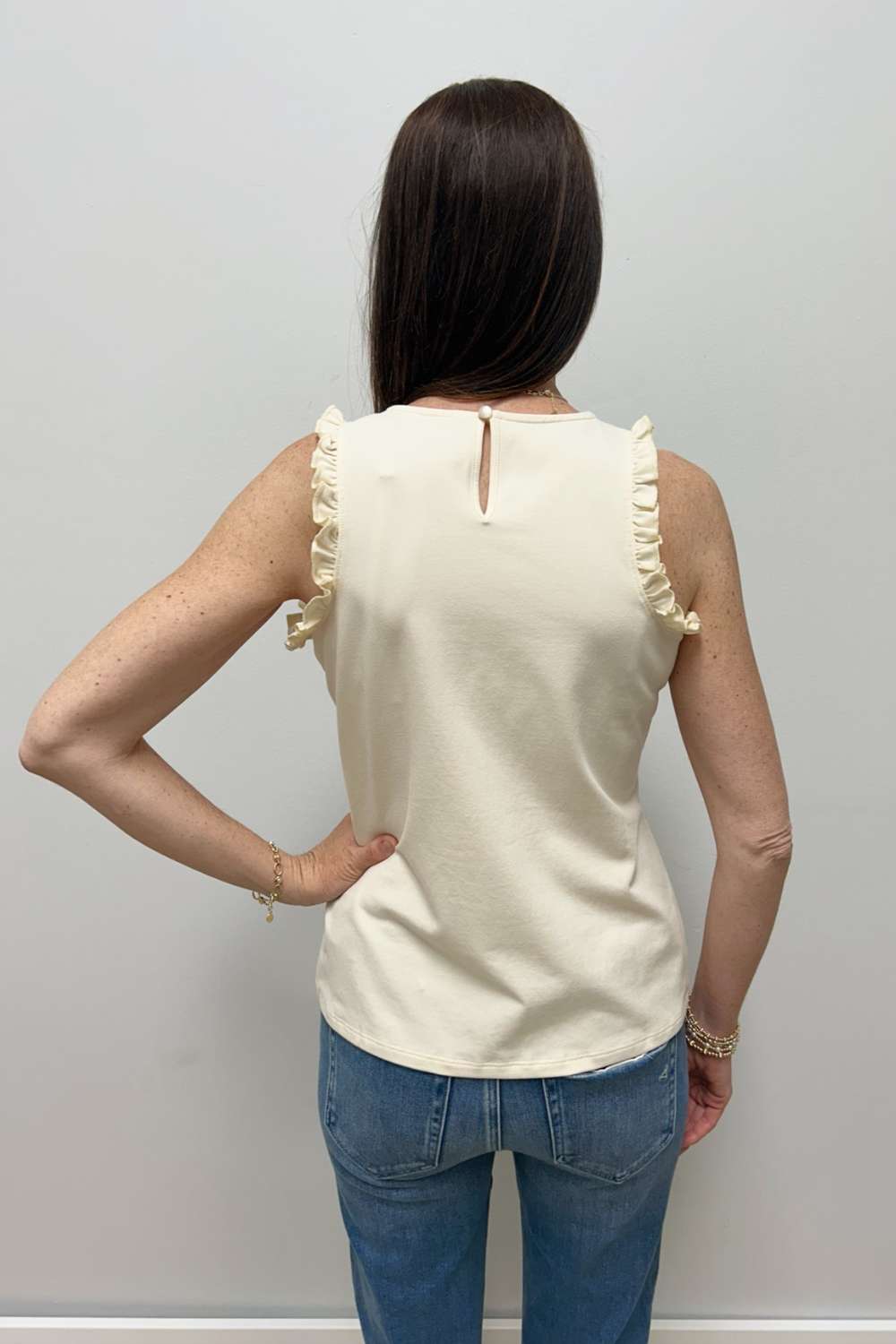 Spartina Shirley Ruffle Tank - Spartina
