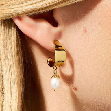 Spartina Splash Harbor Island Hoop Earrings - Spartina