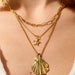 Spartina Splash Scallop Shell Layered Necklace - Spartina