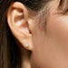 Spartina Splash Sparkly Clover Stud Earrings Set - Spartina