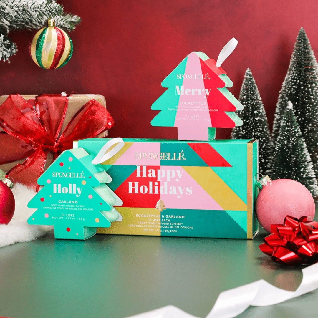 Spongelle Happy Holidays Holiday Tree Gift Set - Spongelle