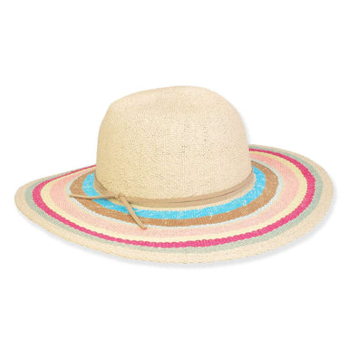 Sun 'N' Sand Beige Toyo Floppy - Brim 4" - Sun 'N' Sand Accessories
