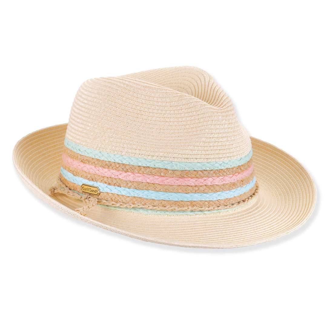 Sun 'N' Sand Fedora Hat - Natural - Sun 'N' Sand Accessories