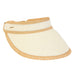 Sun 'N' Sand Natural Raffia Visor - Ivory - Sun 'N' Sand Accessories