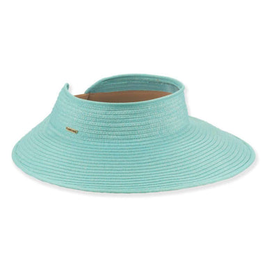 Sun 'N' Sand Packable Rollup Visor - Turquoise - Sun 'N' Sand Accessories