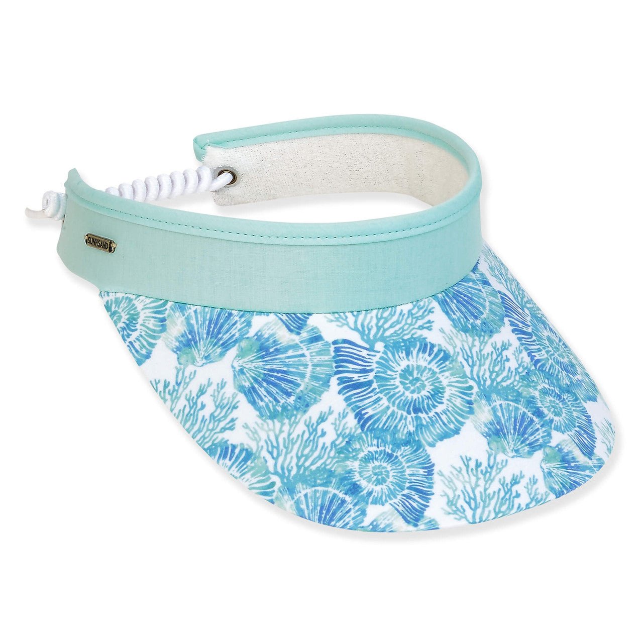 Sun 'N' Sand Sea Shell Visor - Brim 3.5" - Sun 'N' Sand Accessories