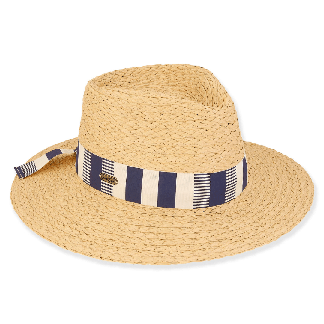 Sun 'n' Sand Tan Paper Straw Safari Hat - Brim 3" - Sun 'N' Sand Accessories