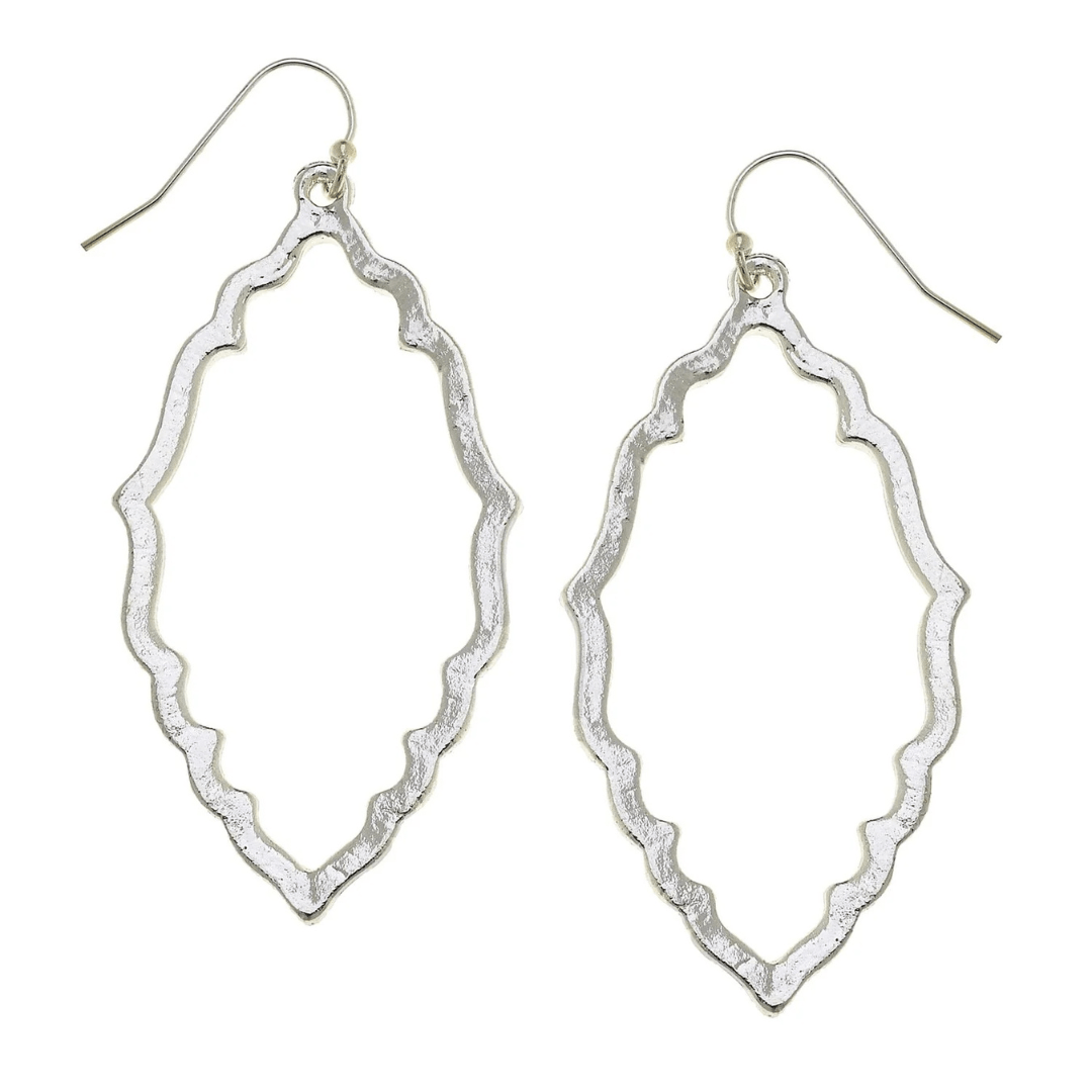 Susan Shaw Medallion Oval Earrings - Susan Shaw