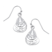 Susan Shaw Silver Oyster Earrings - Susan Shaw