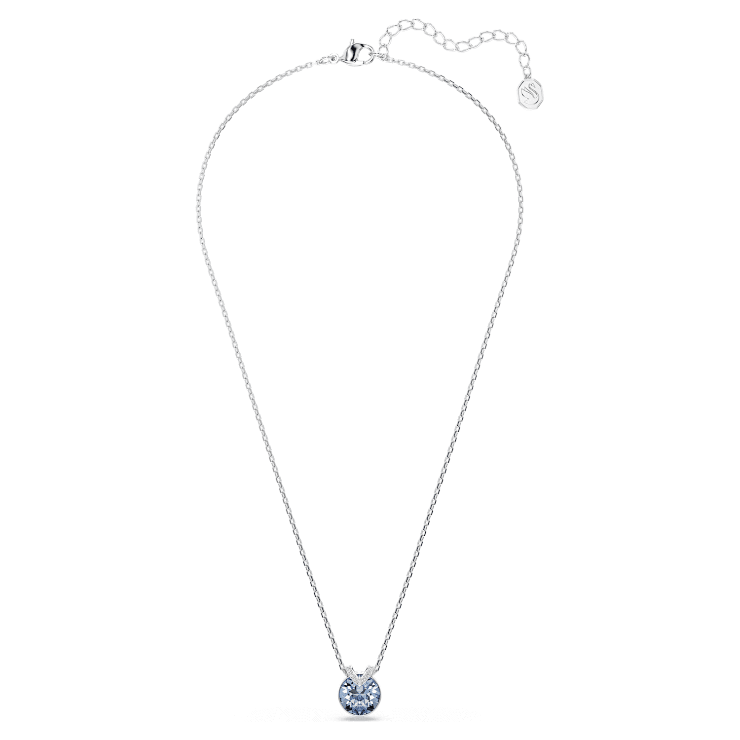 Swarovski Bella V Pendant - Light Blue/Silver - Swarovski