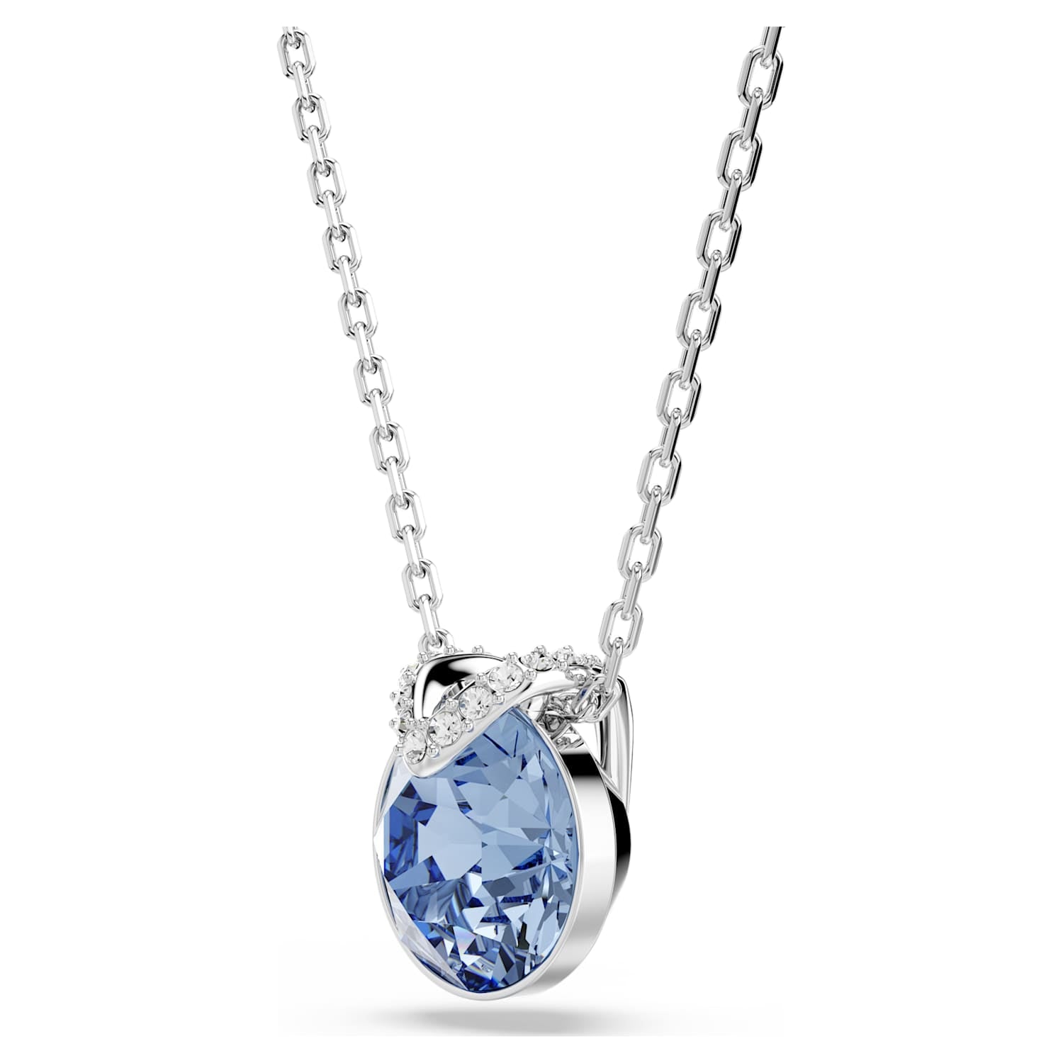 Swarovski Bella V Pendant - Light Blue/Silver - Swarovski