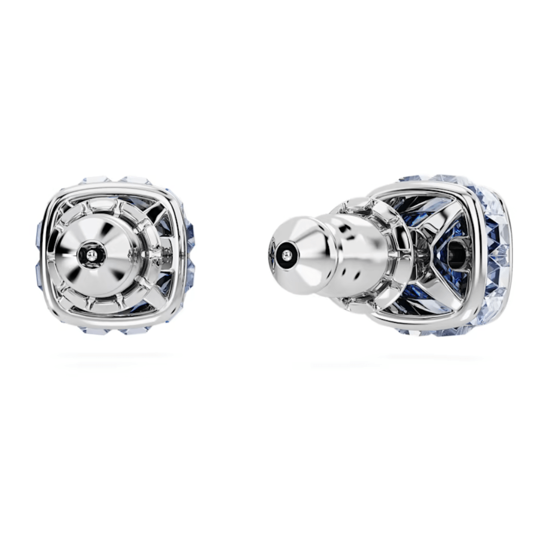 Swarovski Birthstone Square Studs - Silver - Swarovski
