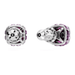 Swarovski Birthstone Square Studs - Silver - Swarovski