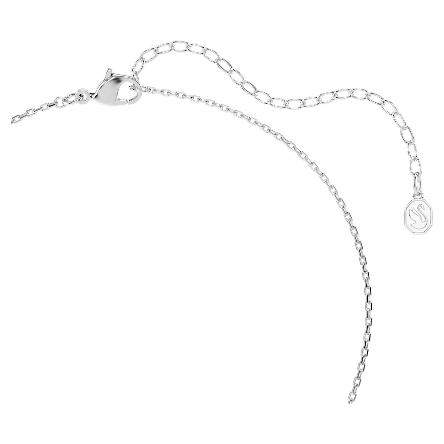 Swarovski Chroma Heart Pendant - Pink/Silver - Swarovski