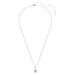 Swarovski Chroma Heart Pendant - Pink/Silver - Swarovski