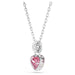 Swarovski Chroma Heart Pendant - Pink/Silver - Swarovski
